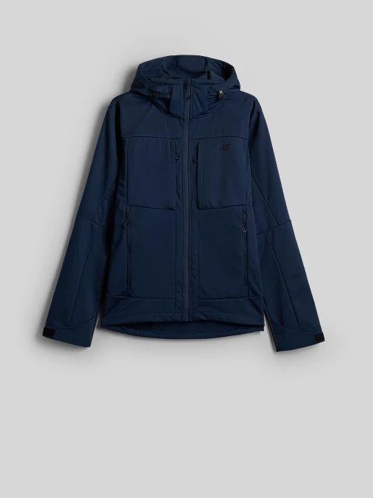 Zdjęcie produktu 4F Kurtka softshell wiatroodporna membrana 8000 męska - granatowa XL