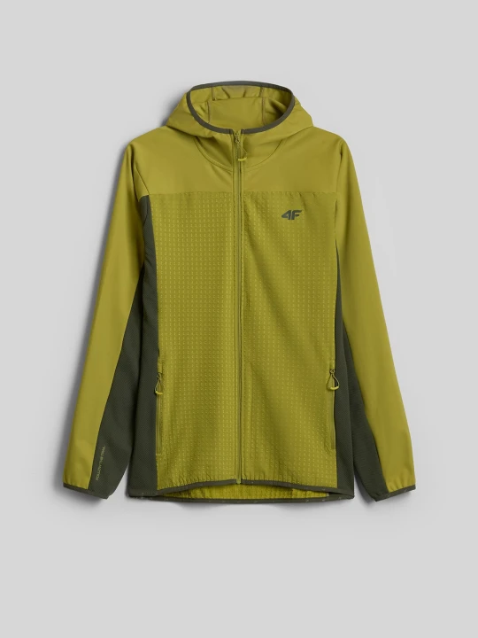 Zdjęcie produktu 4F Kurtka softshell wiatroodporna męska - khaki S zielony