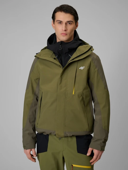 Zdjęcie produktu 4F Kurtka trekkingowa membrana 8000 męska - khaki 3XL zielony