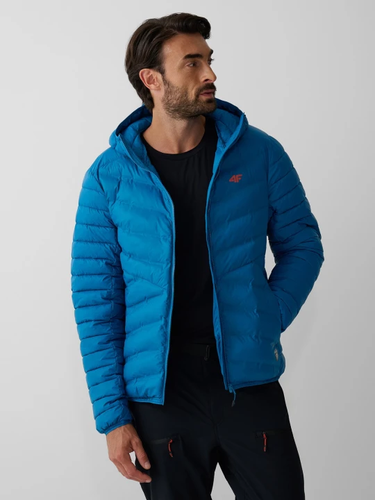 Zdjęcie produktu 4F Kurtka trekkingowa z wypełnieniem Primaloft Thermoplume męska - granatowa XL