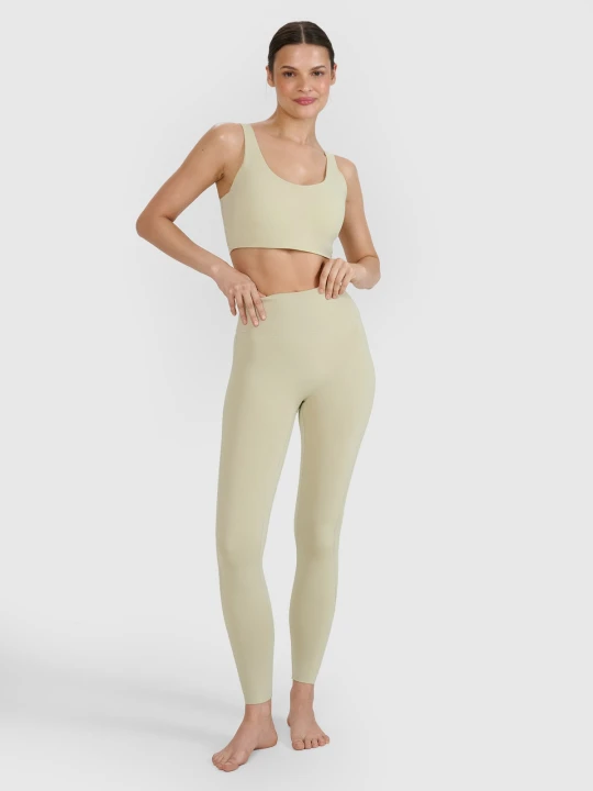 Zdjęcie produktu 4F Legginsy do jogi i pilatesu szybkoschnące damskie - zielone M