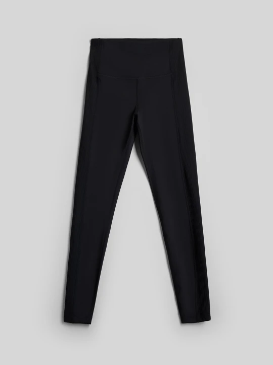 Zdjęcie produktu 4F Legginsy do jogi szybkoschnące damskie - czarne XL