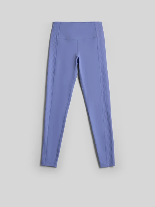 Zdjęcie produktu 4F Legginsy do jogi szybkoschnące damskie - niebieskie S