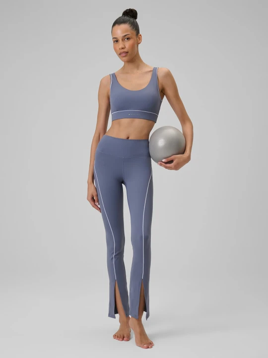 Zdjęcie produktu 4F Legginsy do jogi szybkoschnące damskie - niebieskie XS