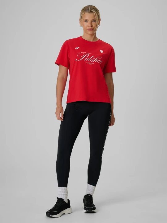 Zdjęcie produktu 4F Legginsy kibica damskie - czarne M