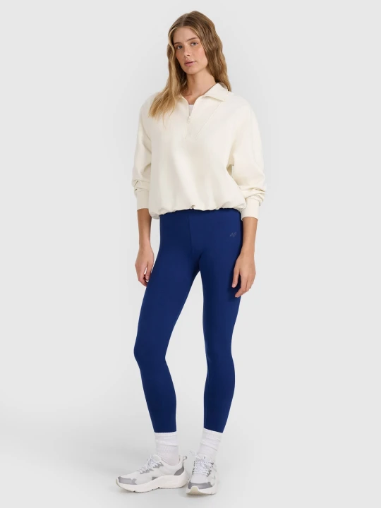 Zdjęcie produktu 4F Legginsy dzianinowe damskie - granatowe L