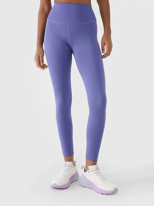 Zdjęcie produktu 4F Legginsy funkcyjne w kolorze fioletowym rozmiar: S