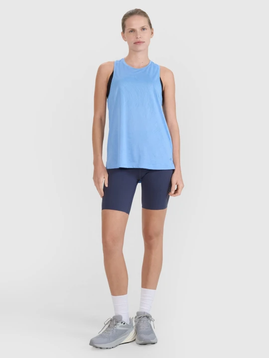 Zdjęcie produktu 4F Legginsy kolarki do biegania szybkoschnące damskie - szare XS