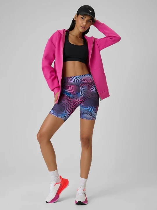 Zdjęcie produktu 4F Legginsy kolarki dzianinowe damskie - multikolor XS