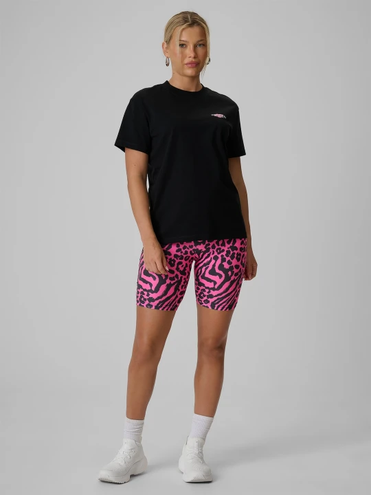 Zdjęcie produktu 4F Legginsy kolarki dzianinowe damskie - różowe M