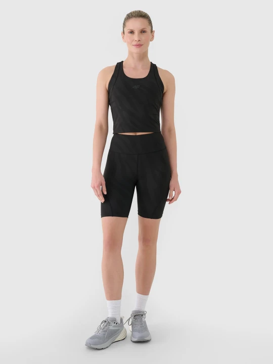 Zdjęcie produktu 4F Legginsy kolarki treningowe damskie - czarne XS