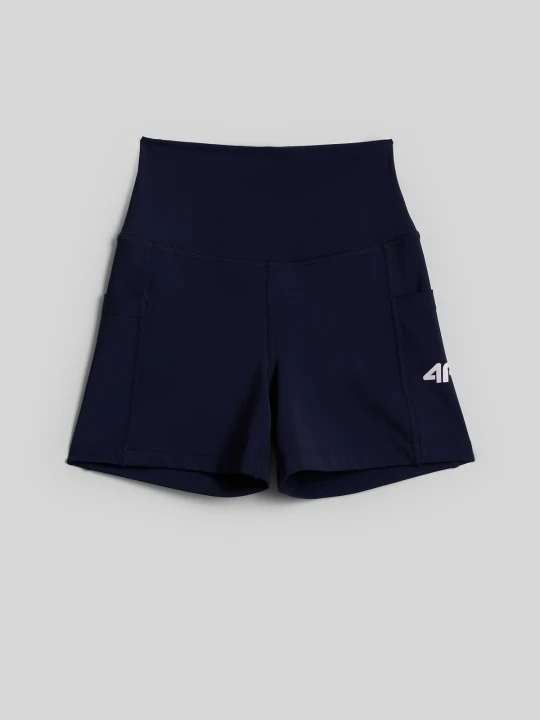 Zdjęcie produktu 4F Legginsy krótkie tenisowe damskie - granatowe XS