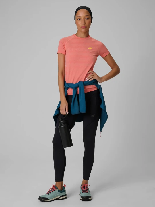 Zdjęcie produktu 4F Legginsy trekkingowe szybkoschnące damskie - czarne S