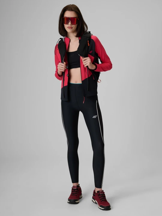 Zdjęcie produktu 4F Legginsy trekkingowe szybkoschnące damskie - czarne S