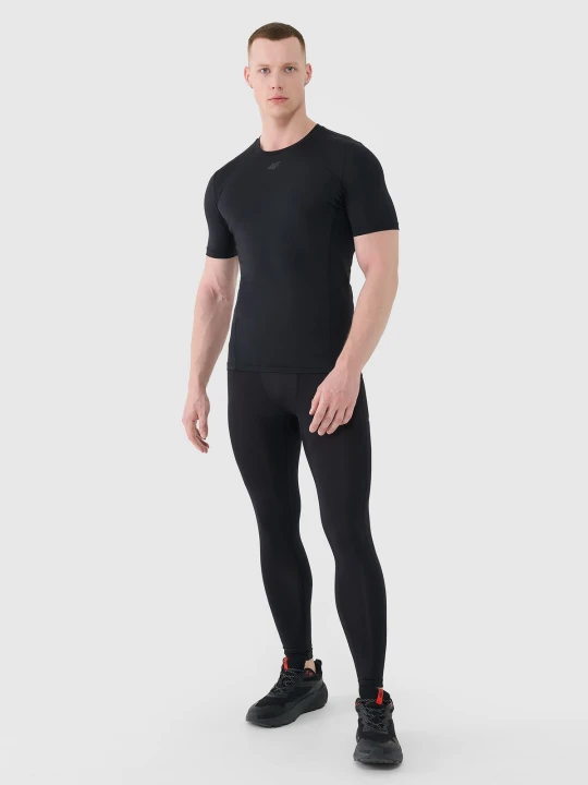 Zdjęcie produktu 4F Legginsy treningowe męskie - czarne L