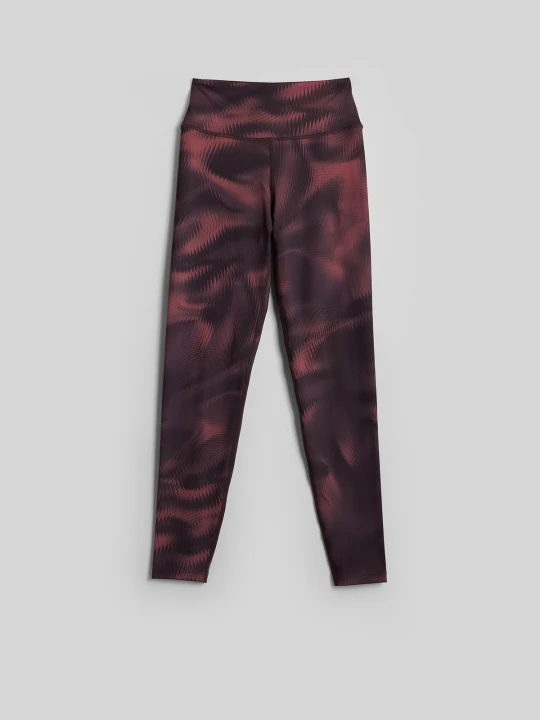 Zdjęcie produktu 4F Legginsy treningowe szybkoschnące damskie - brązowe XS