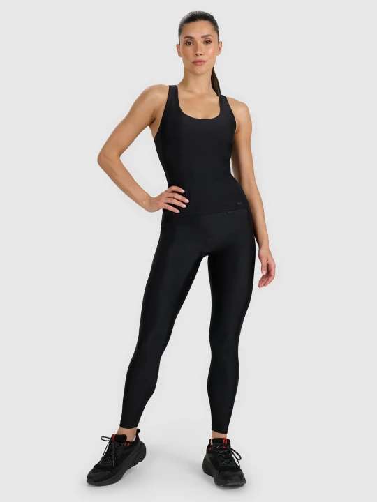 Zdjęcie produktu 4F Legginsy treningowe szybkoschnące damskie - czarne S