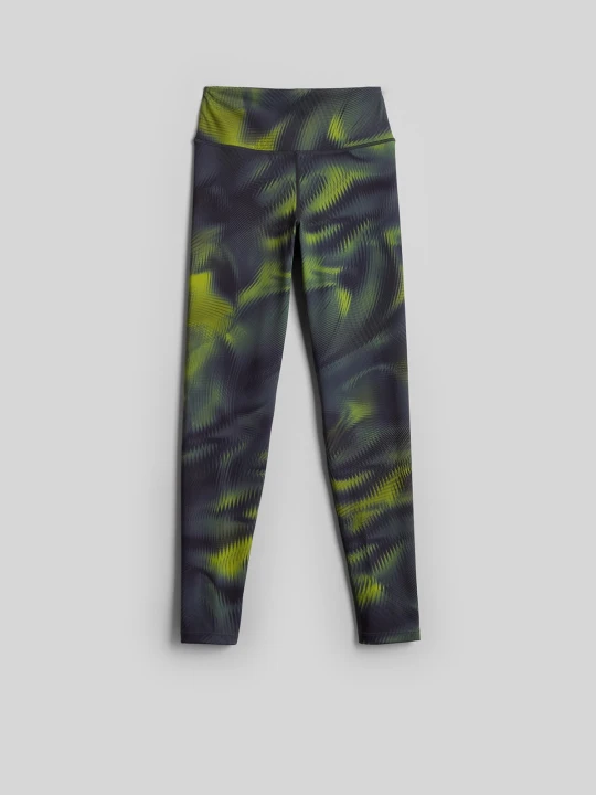 Zdjęcie produktu 4F Legginsy treningowe szybkoschnące damskie - multikolor XS