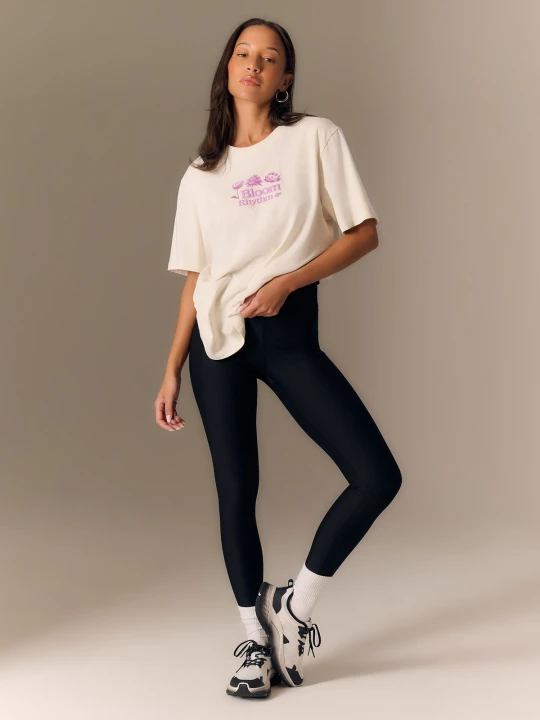 Zdjęcie produktu 4F Legginsy z prążkowanej dzianiny damskie - czarne S