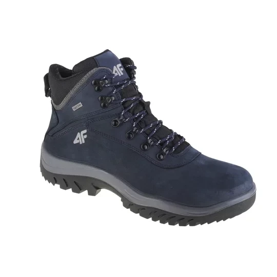 Zdjęcie produktu 4F Men's Trek OBMH205-31S, Męskie, Granatowe, buty trekkingowe, nubuk, rozmiar: 44
