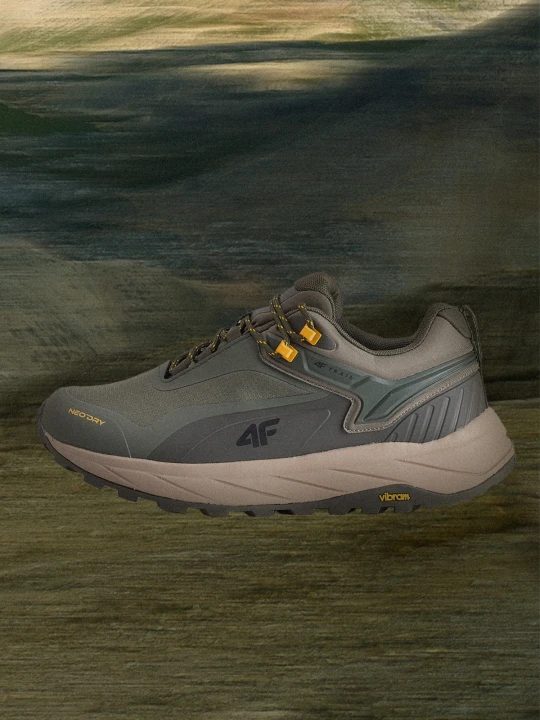 Zdjęcie produktu 4F Niskie buty trailowe z membraną męskie - khaki 42 zielony