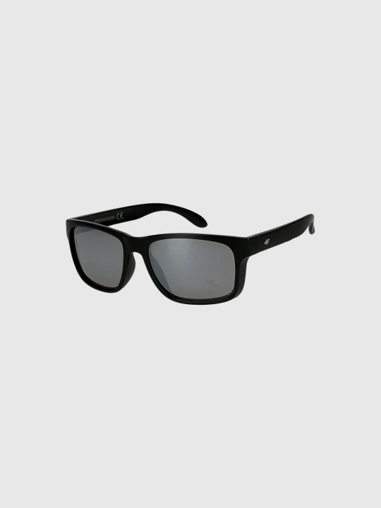 Zdjęcie produktu 4F Okulary przeciwsłoneczne z powłoką lustrzaną - czarne Uniwersalny