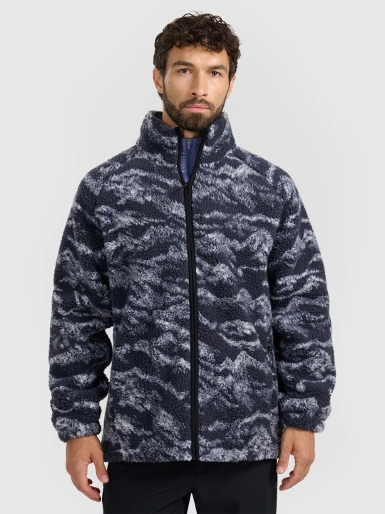 Zdjęcie produktu 4F Polar sherpa oversize ze stójką uniseks - granatowy XXL