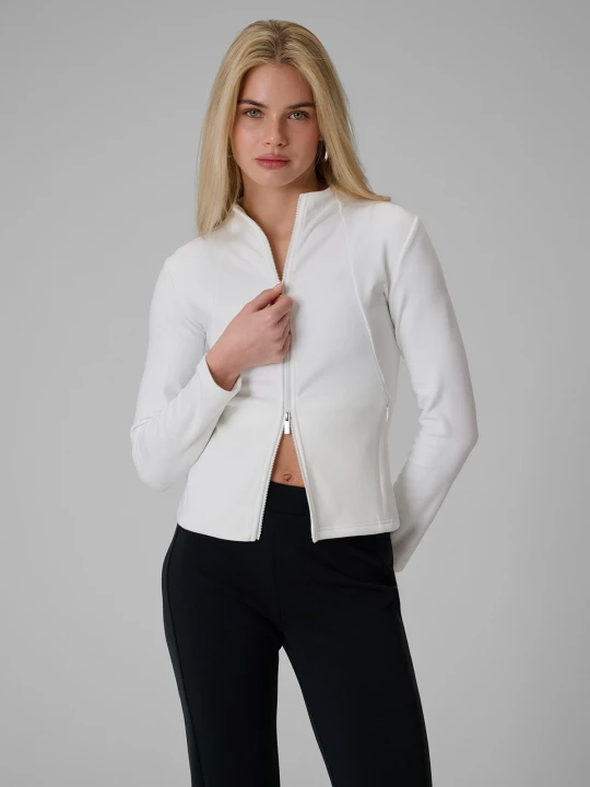 Zdjęcie produktu 4F Polar slim ze stójką damski - kremowy XS
