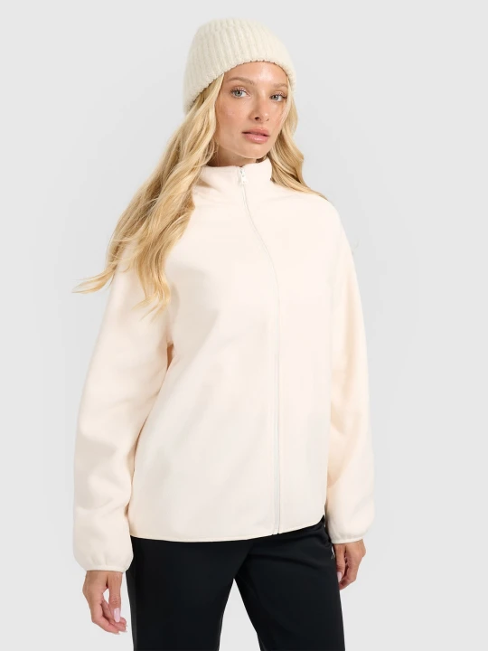 Zdjęcie produktu 4F Polar ze stójką oversize damski - biały XL