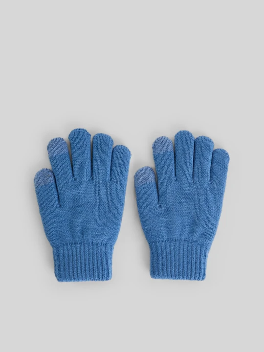 Zdjęcie produktu 4F Rękawiczki dzianinowe dziecięce - denim L / XL