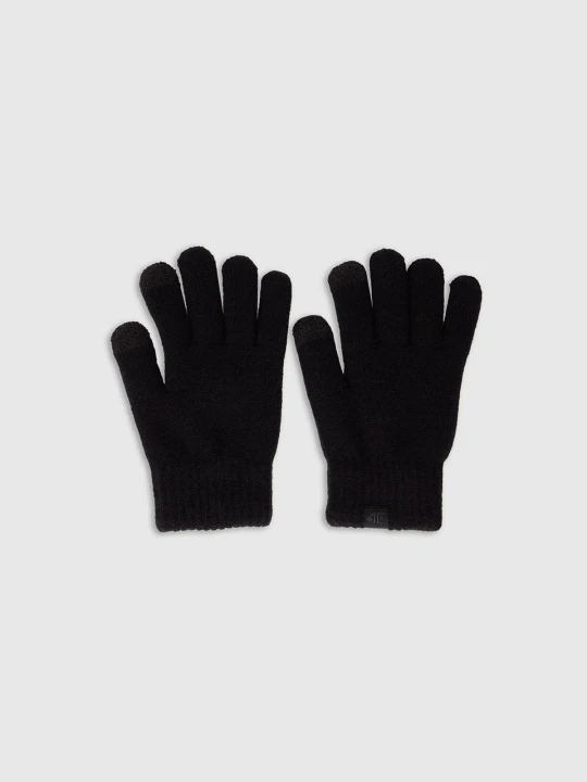 Zdjęcie produktu 4F Rękawiczki dzianinowe Touch Screen dziecięce - czarne L / XL