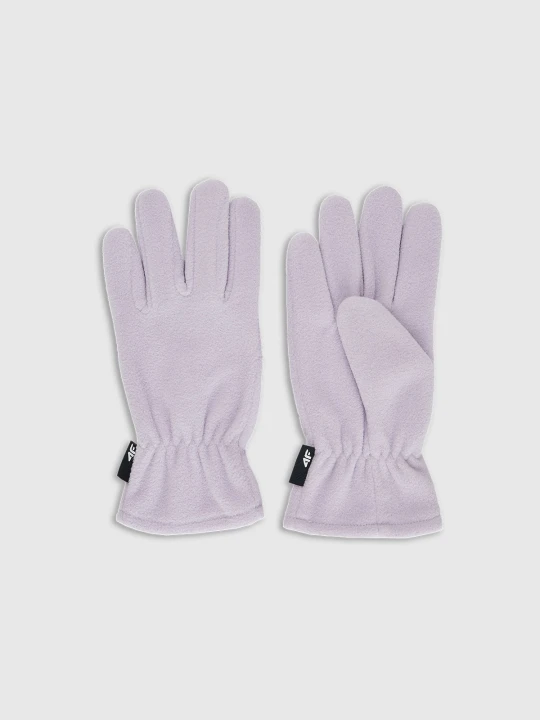 Zdjęcie produktu 4F Rękawiczki polarowe dziecięce - fioletowe L/XL