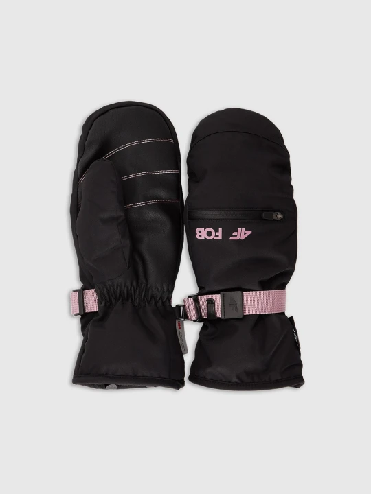 Zdjęcie produktu 4F Rękawiczki snowboardowe Thinsulate membrana 10000 damskie - czarne XL