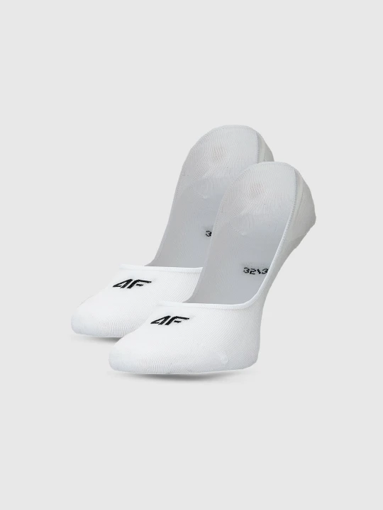 Zdjęcie produktu 4F Skarpetki casual niewidoczne (2-pack) damskie - biały 39-42