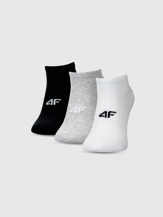 Zdjęcie produktu 4F Skarpetki casual przed kostkę (3-pack) męskie - multikolor 43-46