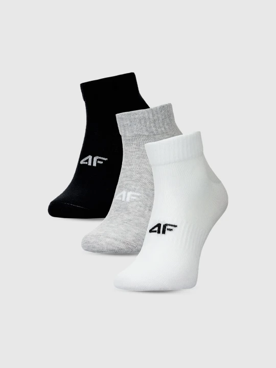 Zdjęcie produktu 4F Skarpetki casual za kostkę (3-pack) damskie - multikolor 35-38