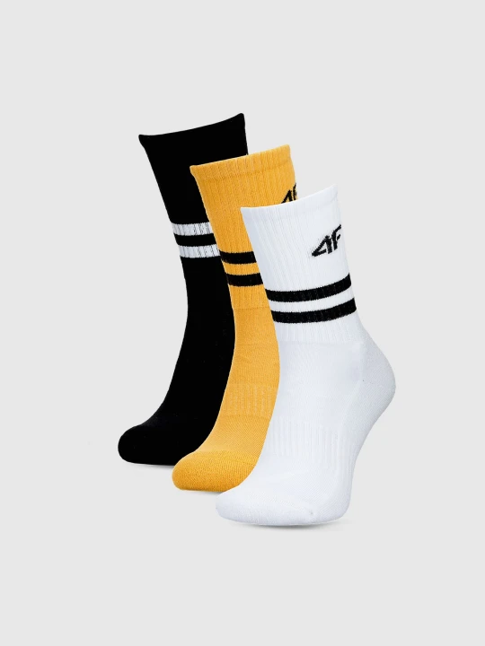 Zdjęcie produktu 4F Skarpetki casual za kostkę (3-pack) uniseks 4F x Drift Masters - multikolor 43-46