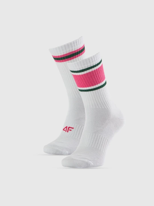 Zdjęcie produktu 4F Skarpetki długie (2-pack) damskie - białe 39-42