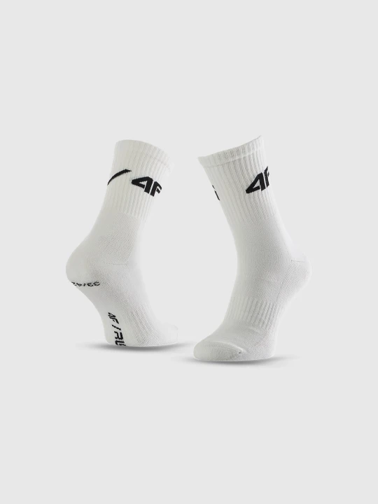 Zdjęcie produktu 4F Skarpetki długie (2-pack) męskie 4F | Robert Lewandowski - białe 39-42