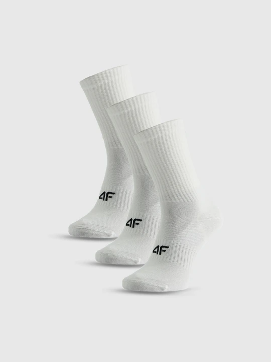 Zdjęcie produktu 4F Skarpetki długie (3-pack) damskie - białe 39-42
