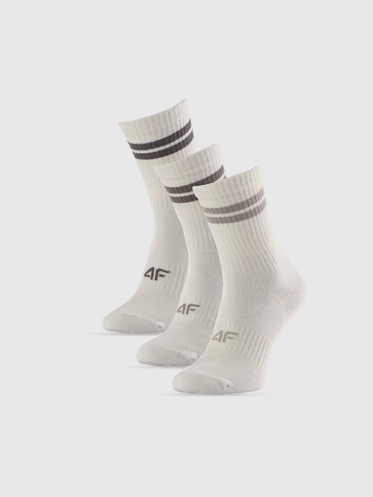 Zdjęcie produktu 4F Skarpetki długie (3-pack) damskie - białe 39-42