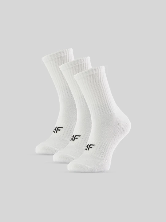 Zdjęcie produktu 4F Skarpetki długie (3-pack) damskie - białe 39-42
