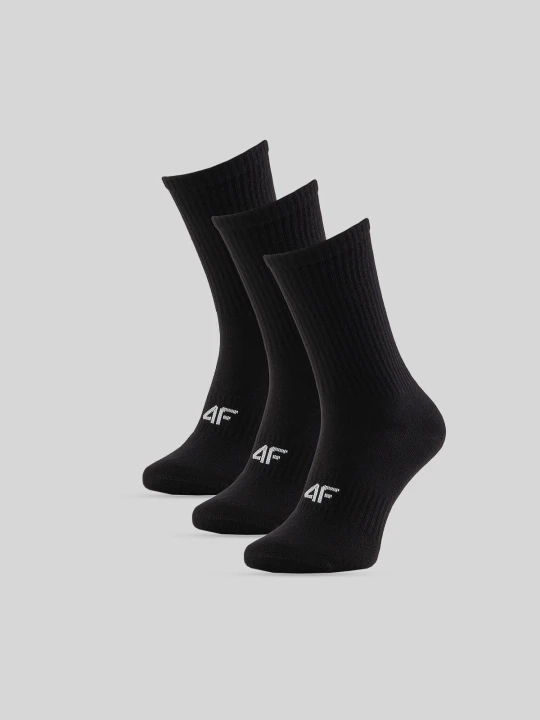 Zdjęcie produktu 4F Skarpetki długie (3-pack) damskie - czarne 35-38