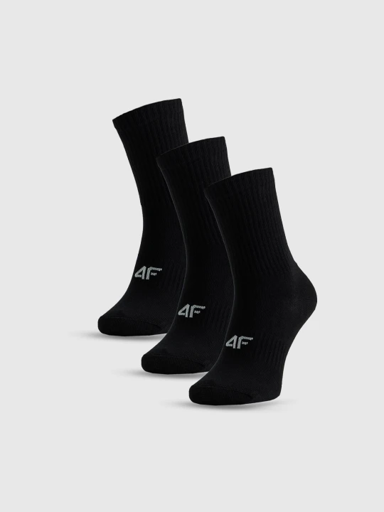 Zdjęcie produktu 4F Skarpetki długie (3-pack) damskie - czarne 35-38
