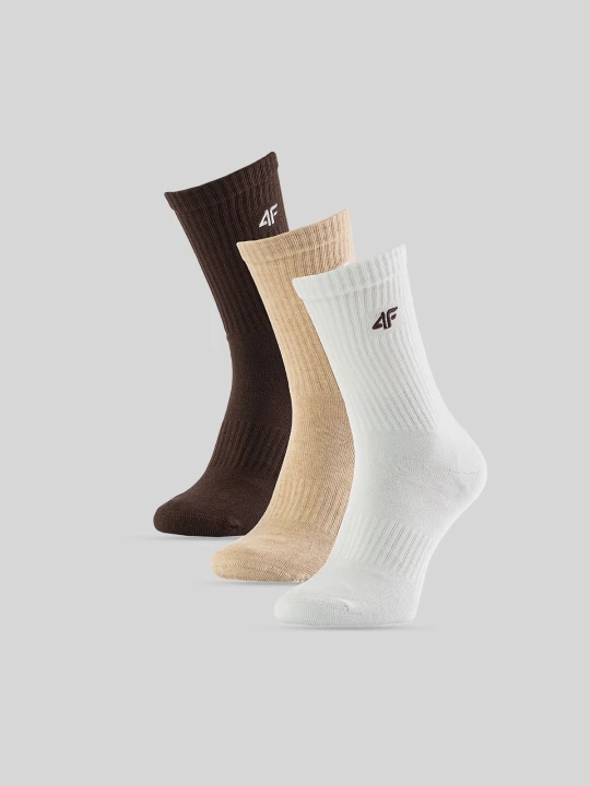 Zdjęcie produktu 4F Skarpetki długie (3-pack) damskie - multikolor 35-38