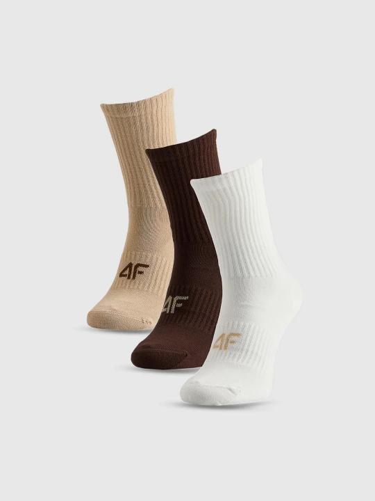 Zdjęcie produktu 4F Skarpetki długie (3-pack) damskie - multikolor 39-42