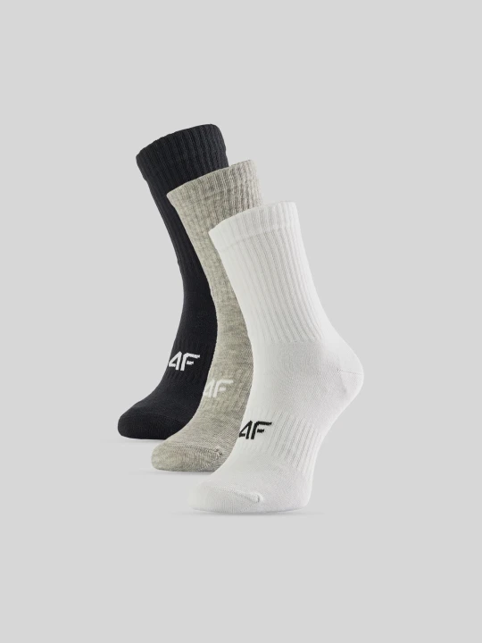Zdjęcie produktu 4F Skarpetki długie (3-pack) damskie - multikolor 35-38