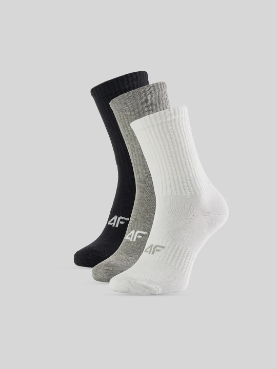 Zdjęcie produktu 4F Skarpetki długie (3-pack) męskie - multikolor 43-46