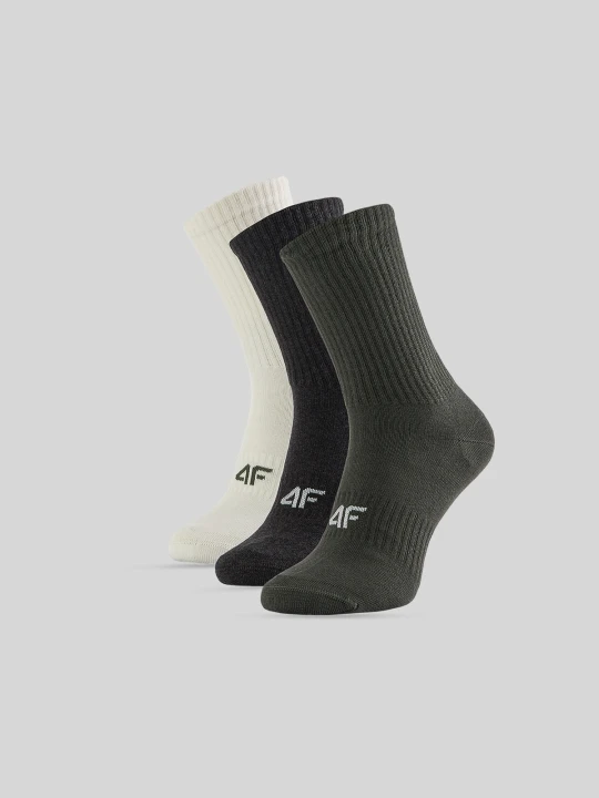 Zdjęcie produktu 4F Skarpetki długie (3-pack) męskie - multikolor 39-42