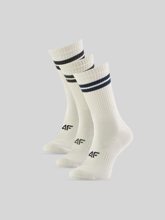 Zdjęcie produktu 4F Skarpetki długie (3-pack) męskie - multikolor 43-46